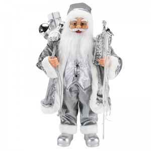 45 ~ 62 cm Natale in piedi Santa Claus ornamento decorazione figurina collezione tessuto festival vacanzenatale peluche oggetto personalizzato