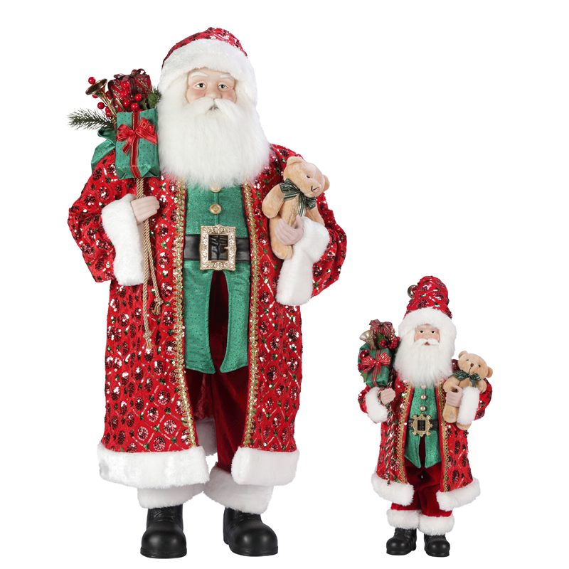 T24-S114 30 ~ 110 cm Decorazione di Babbo Natale di Natale